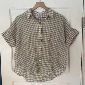 Madewell Gingham Seersucker Daily Shirt